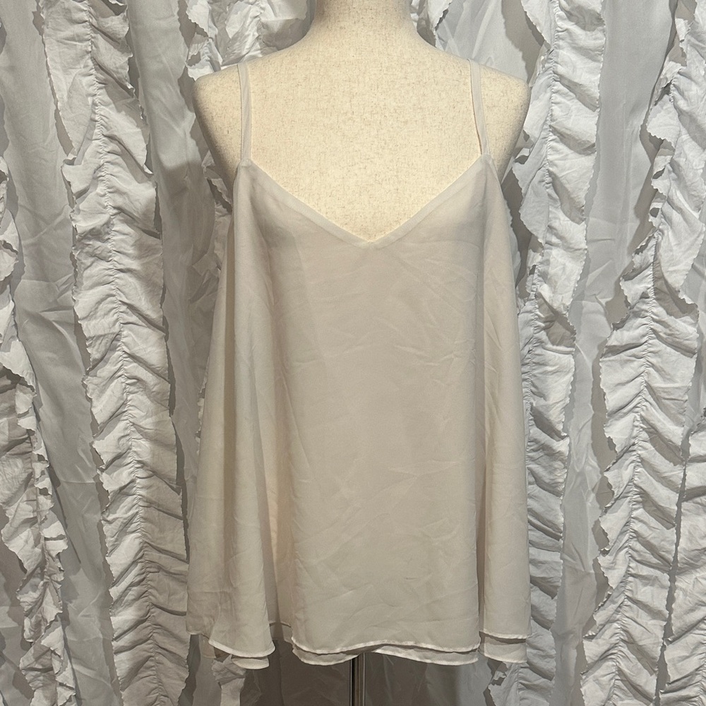 Torrid Elegant Cream Spaghetti Strap Top